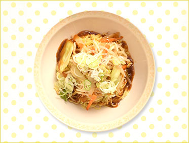 肉野菜まぜそば