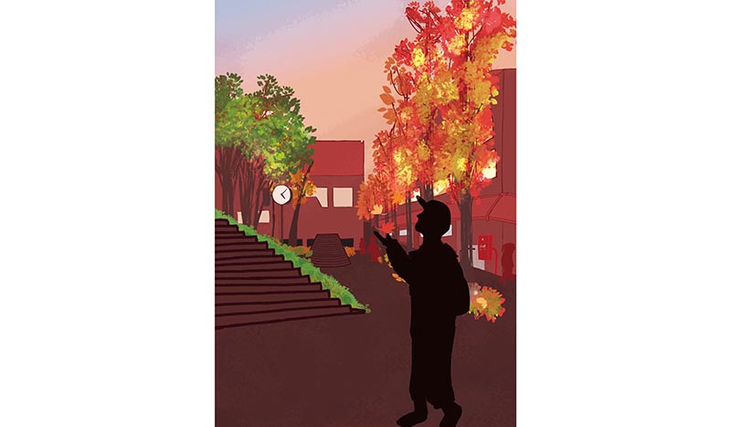 情報学部 メディア表現学科4年 生田目　莞士さん