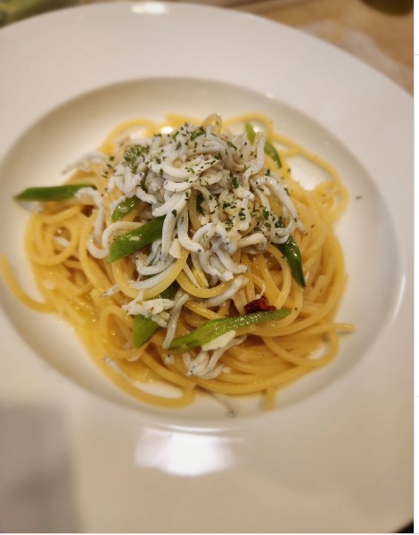 しらすのペペロンチーノ